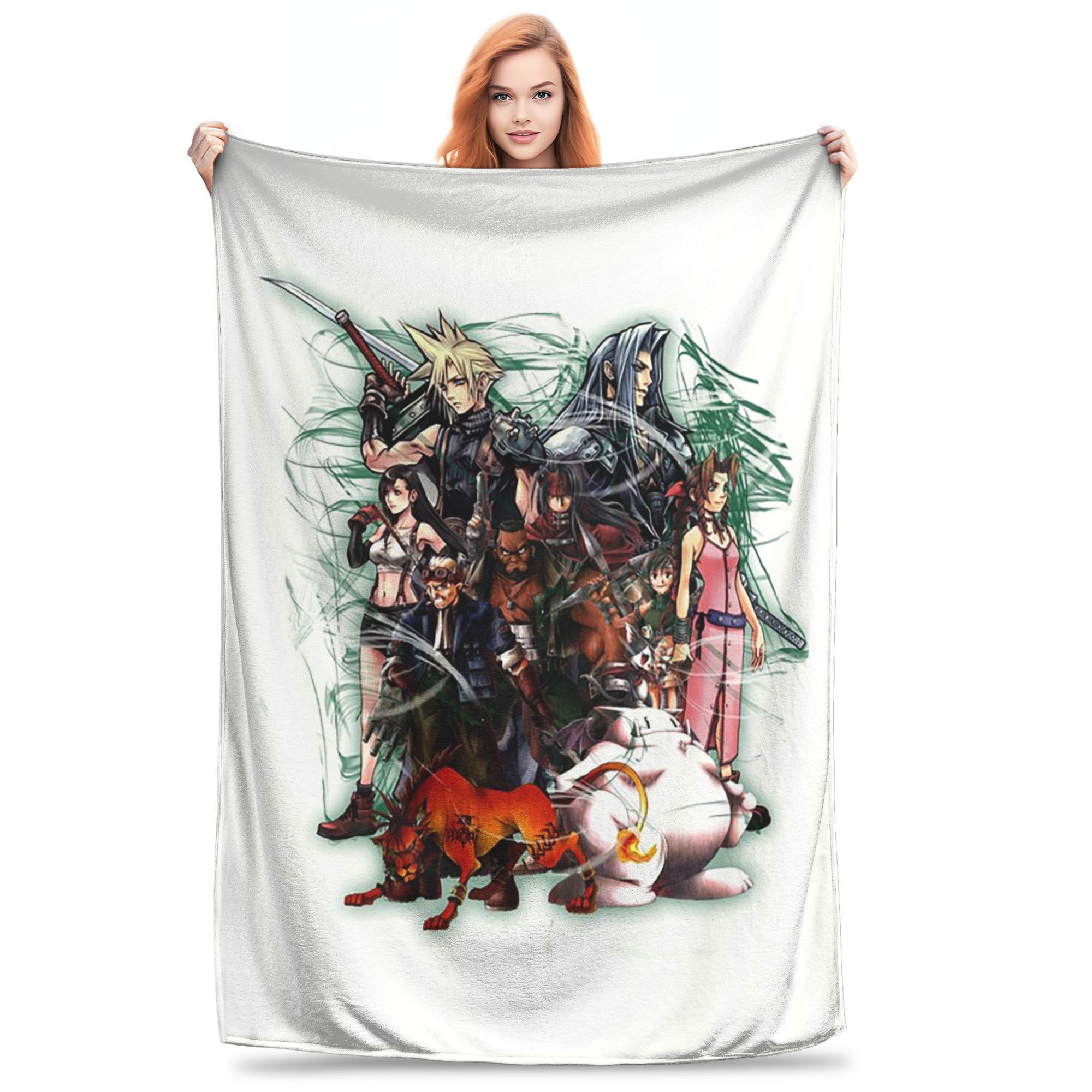 Final Fantasy VII Collage Home Final Fantasy 7 Game Blanket Fleece Throw Blanket for Home Bedroom Office Throws Bedspread Quilt 80x120cm
Final Fantasy VII Collage Home Final Fantasy 7 Game Blanket Fleece Throw Blanket for Home Bedroom Office Throws Bedspread Quilt 80x120cm