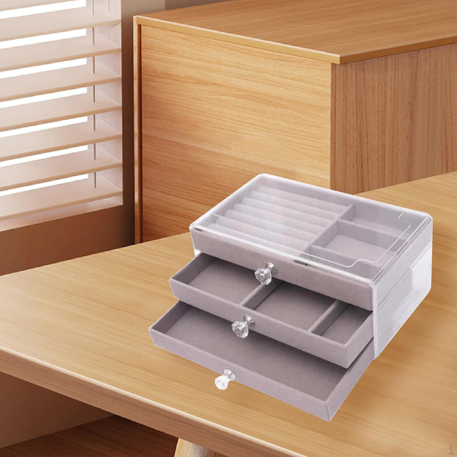 Элегантная шкатулка для хранения ювелирных изделий с несколькими отделениями серый
Элегантная шкатулка для хранения ювелирных изделий с несколькими отделениями серый