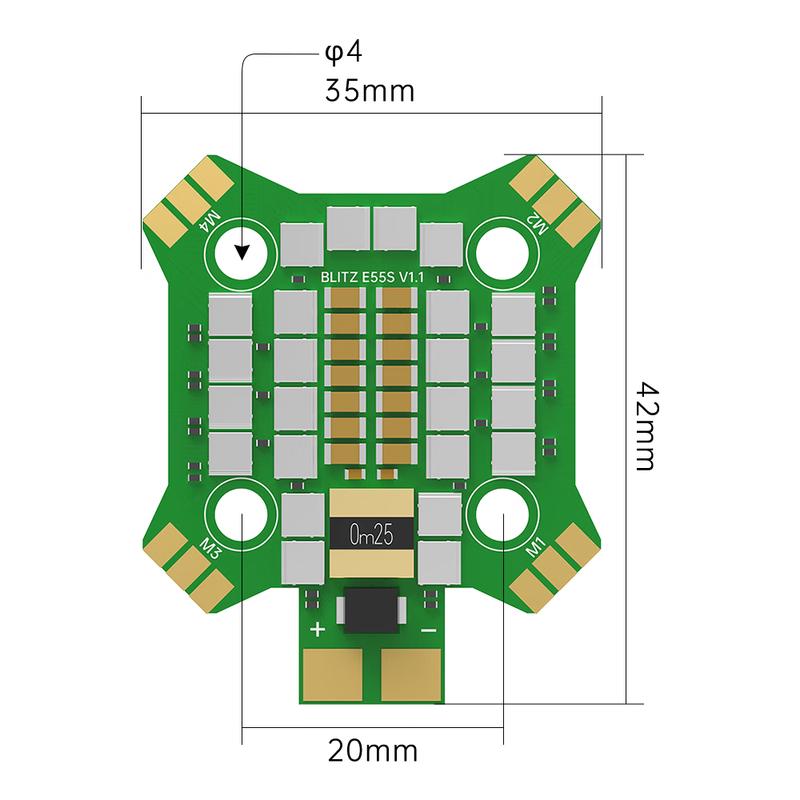 IFLIGHT BLITZ Mini F745 FPV Польотний контролер та Стек
IFLIGHT BLITZ Mini F745 FPV Польотний контролер та Стек