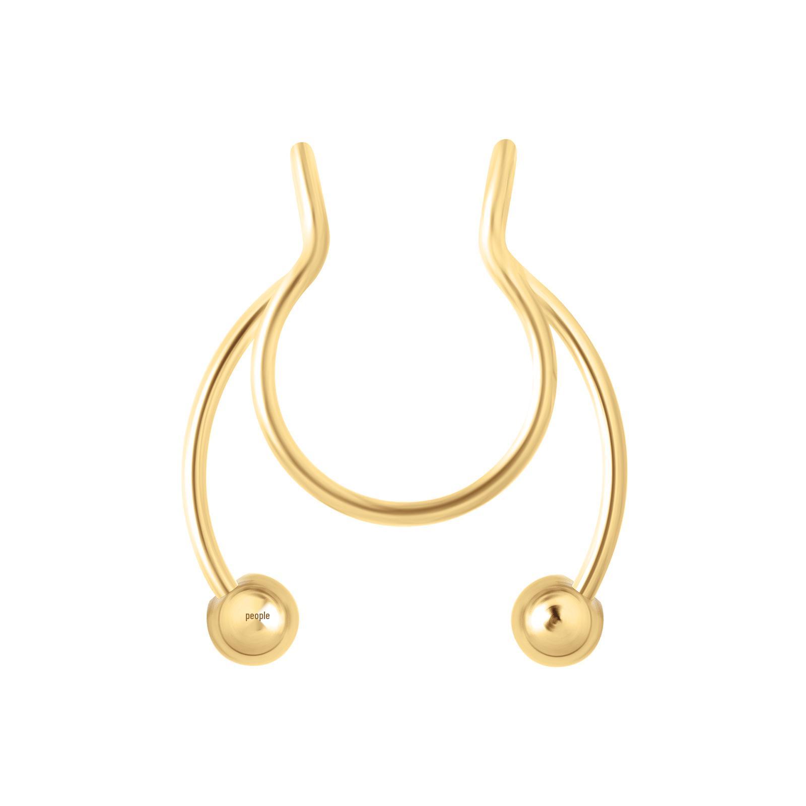 Трендовые европейские и американские украшения-клипсы для носа в форме подковы, не требующие прокола
Трендовые европейские и американские украшения-клипсы для носа в форме подковы, не требующие прокола