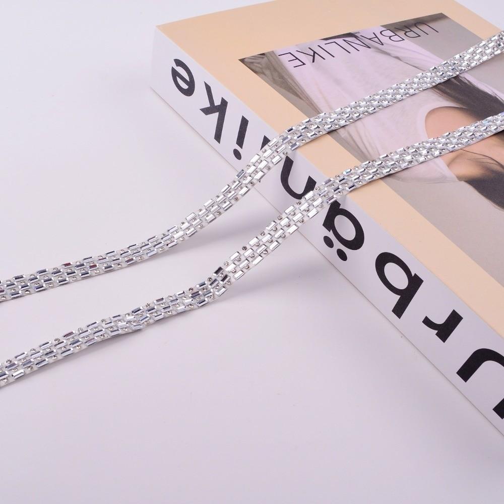 Self Adhesive Crystal Strip DIY Garment Decoration Apparel Trim Rhinestone Tape Shoes Bag Decor C
Self Adhesive Crystal Strip DIY Garment Decoration Apparel Trim Rhinestone Tape Shoes Bag Decor C