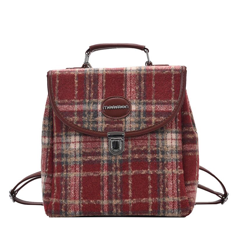 Large Capacity Bag New Versatile Backpack Women s Handbag Plaid Fashion Small Backpack бордовый
Large Capacity Bag New Versatile Backpack Women s Handbag Plaid Fashion Small Backpack бордовый