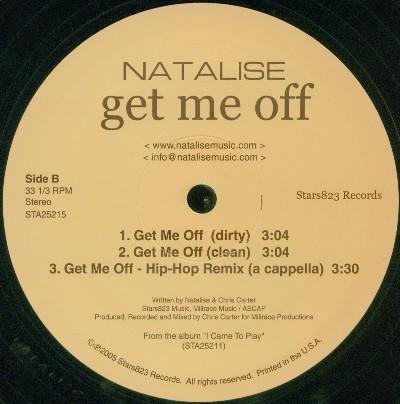 12inch Record NATALISE - Get Me Off STA25215 Stars823 Record 2005 US Rap & Hip-Hop/R&B Used
12inch Record NATALISE - Get Me Off STA25215 Stars823 Record 2005 US Rap & Hip-Hop/R&B Used