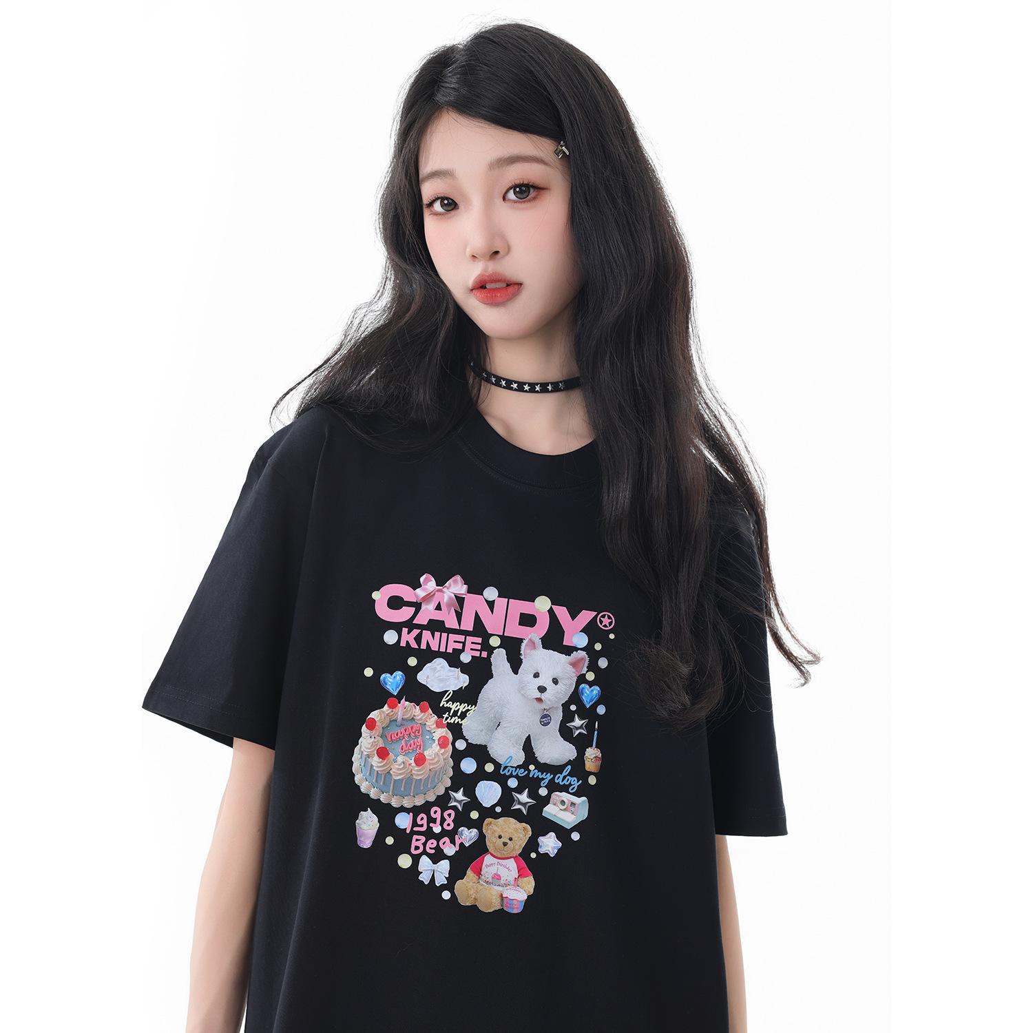 Innovative Trendy Fun Print Crew Neck Pure Cotton Short Sleeve T-Shirt - Loose Fit, Niche American Design for Summer XL
Innovative Trendy Fun Print Crew Neck Pure Cotton Short Sleeve T-Shirt - Loose Fit, Niche American Design for Summer XL