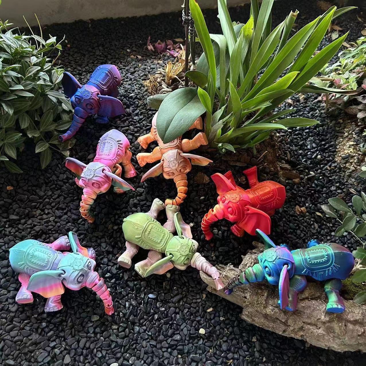 3D Printed Cute Elephant Figurine: Creative Landscape Decoration Ornament for Holidays and Gifts червоний/синій
3D Printed Cute Elephant Figurine: Creative Landscape Decoration Ornament for Holidays and Gifts червоний/синій