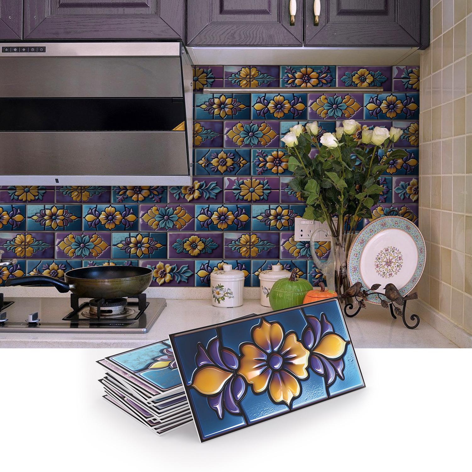 European Mandala Self-Adhesive Tile Wall Stickers, Kitchen, Living Room and Bathroom Wall Decoration, PET Thickened Wallpaper (as the picture,16pcs)
European Mandala Self-Adhesive Tile Wall Stickers, Kitchen, Living Room and Bathroom Wall Decoration, PET Thickened Wallpaper (as the picture,16pcs)