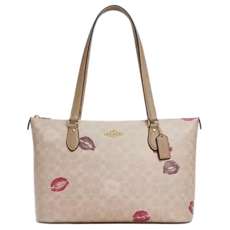 Coach Gallery 37 Lip Print Zipper Closure Coated Canvas Shoulder Bag Large Women shoulder bag Gold Beige Multicolor CZ940-IMSAS Basic Set (Bag+Dust Bag)
Coach Gallery 37 Lip Print Zipper Closure Coated Canvas Shoulder Bag Large Women shoulder bag Gold Beige Multicolor CZ940-IMSAS Basic Set (Bag+Dust Bag)