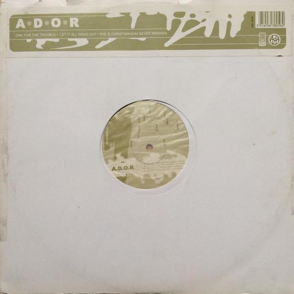 12inch Record A.D.O.R. - Let It All Hang Out / One For The T UC005 Uppercut Record 1999 UK Rap & Hip-Hop/R&B Used
12inch Record A.D.O.R. - Let It All Hang Out / One For The T UC005 Uppercut Record 1999 UK Rap & Hip-Hop/R&B Used
