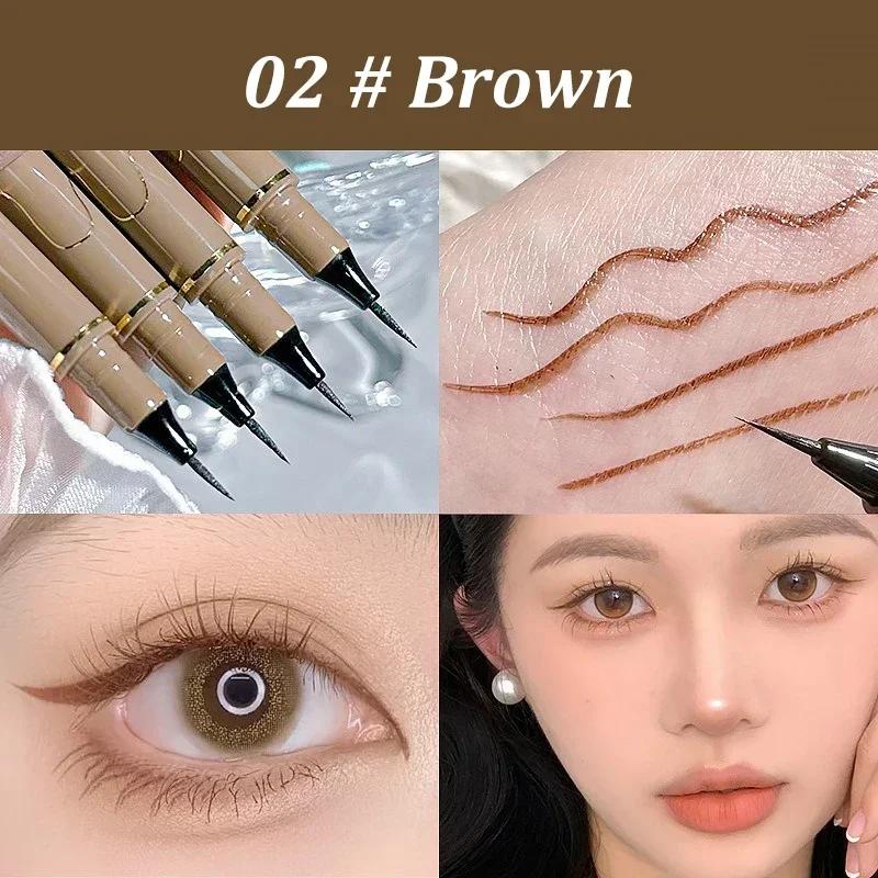 0.005mm Waterproof Liquid Eyeliner Matte Long Lasting Quick Dry Ultra-thin Eyeliner Lower Eyelash Pen Non Smudging Korean Makeup
0.005mm Waterproof Liquid Eyeliner Matte Long Lasting Quick Dry Ultra-thin Eyeliner Lower Eyelash Pen Non Smudging Korean Makeup