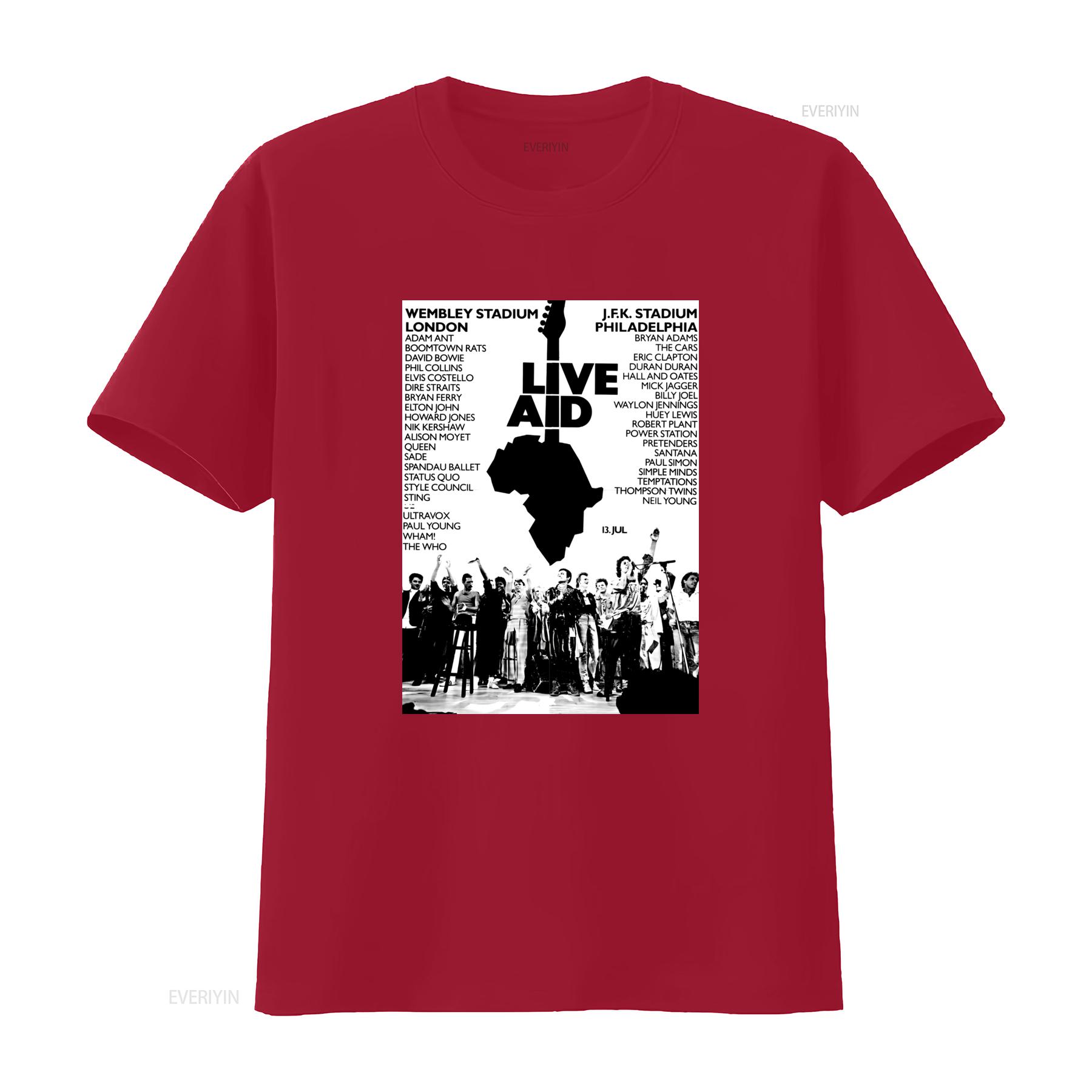 Live Aid Concert Music Event 1985 Wembley JFK Stadium Rock T Shirt 80s Black vintage Washed Slightly Versatile Unisex Stretched S
Live Aid Concert Music Event 1985 Wembley JFK Stadium Rock T Shirt 80s Black vintage Washed Slightly Versatile Unisex Stretched S