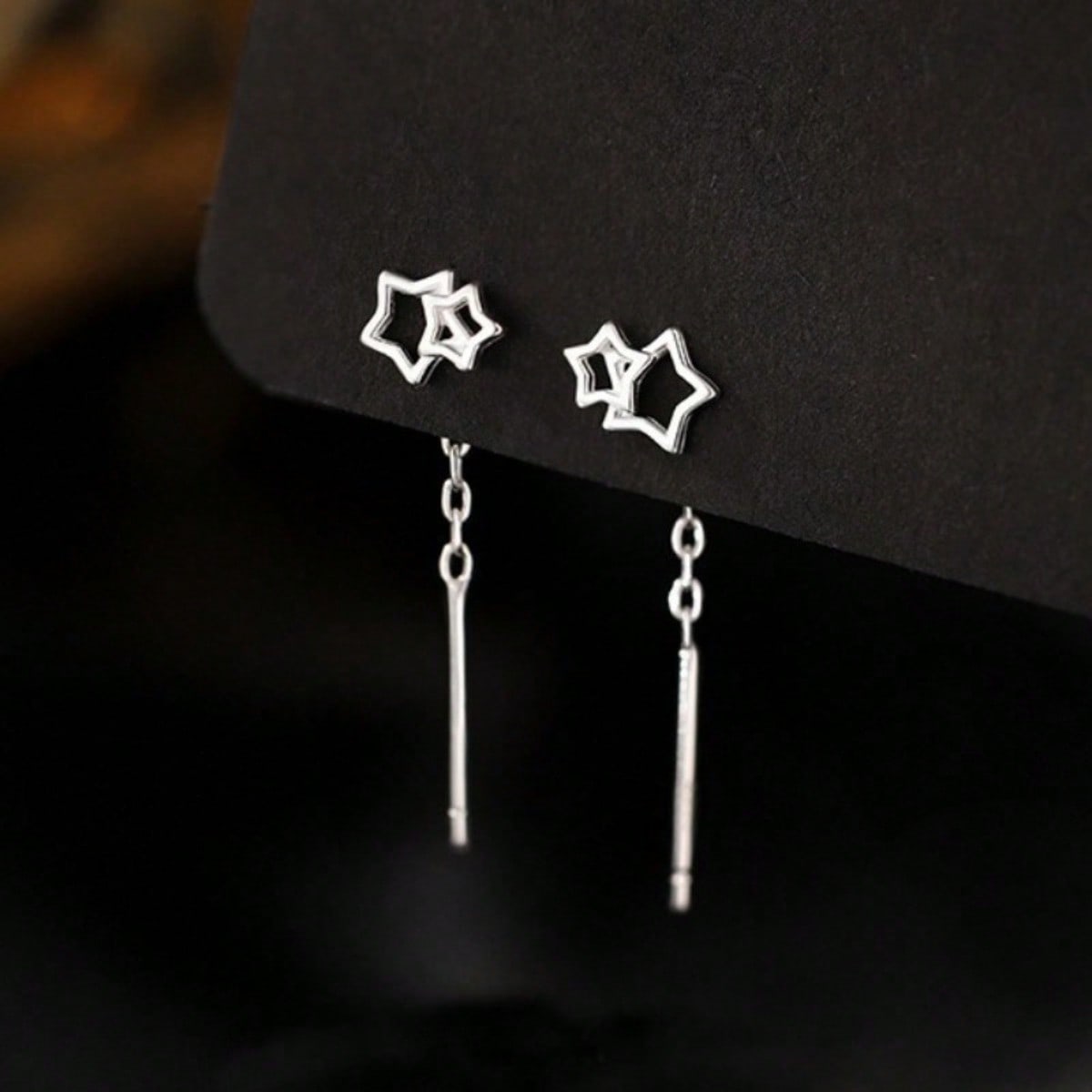 1 Pair of Cute Double Star Earring Pendant Earrings | Silver Exquisite Thread Earrings | Y2K Minimalist Jewelry | Ideal Gift for Girls серебряный
1 Pair of Cute Double Star Earring Pendant Earrings | Silver Exquisite Thread Earrings | Y2K Minimalist Jewelry | Ideal Gift for Girls серебряный