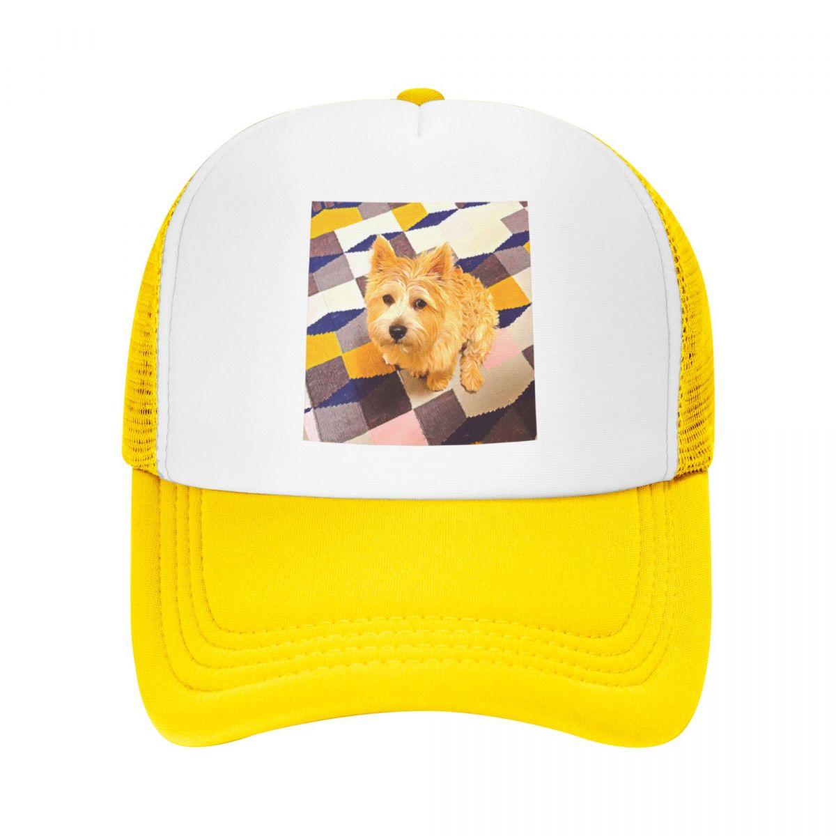 Норвич-терьер щенок бейсбольная кепка с помпоном шляпа от солнца шляпа от солнца на день рождения УФ-защита солнечная шляпа шляпа женская и мужская