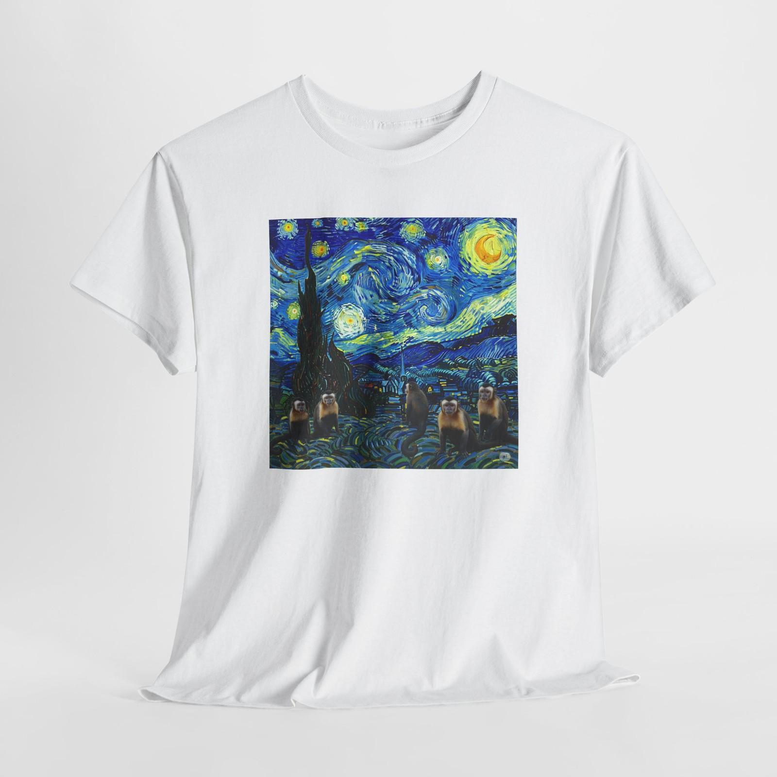 Vincent Van Gogh, Starry Night Capuchin Monkeys T-Shirt Mens Womens Tees Top Tee, Cute Animal ArT Shirt Mens Womens Tees Top XL
Vincent Van Gogh, Starry Night Capuchin Monkeys T-Shirt Mens Womens Tees Top Tee, Cute Animal ArT Shirt Mens Womens Tees Top XL