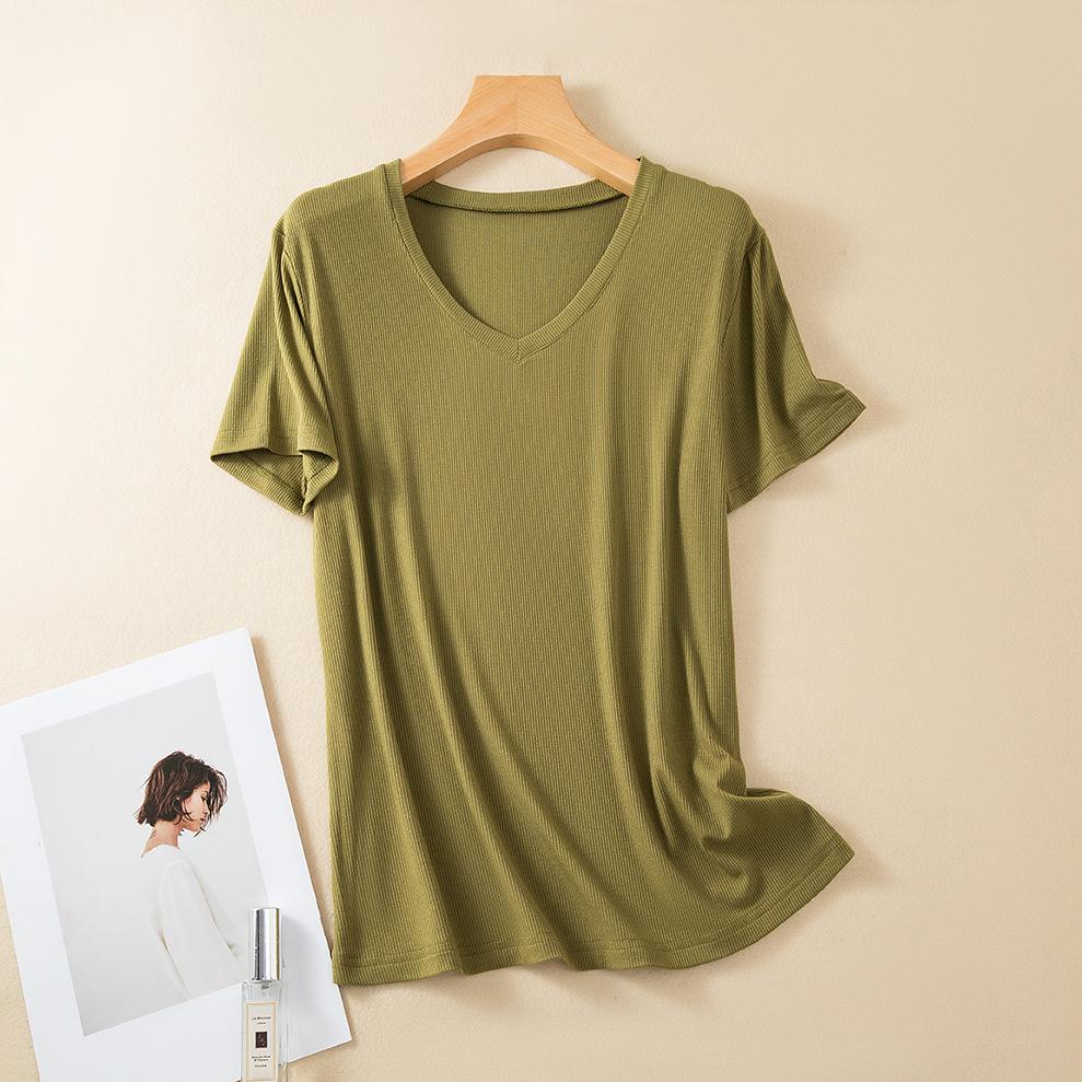 Хлопковая футболка в рубчик с v-образным вырезом, летние женские повседневные футболки с короткими рукавами, свободные футболки, однотонные базовые футболки 2XL горчичный
Хлопковая футболка в рубчик с v-образным вырезом, летние женские повседневные футболки с короткими рукавами, свободные футболки, однотонные базовые футболки 2XL горчичный