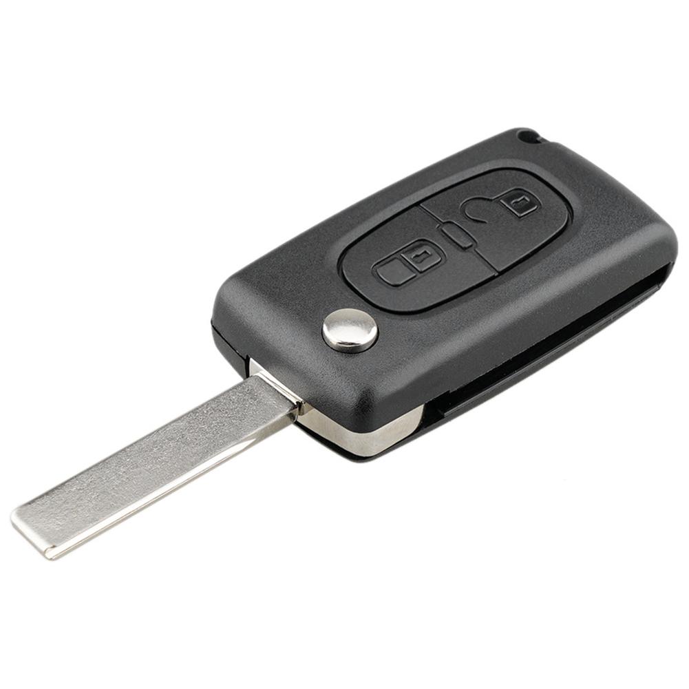 2 Buttons Flip Folding Key Case Replacement Remote Car Key Fob Case Black for Peugeot 207 307
2 Buttons Flip Folding Key Case Replacement Remote Car Key Fob Case Black for Peugeot 207 307
