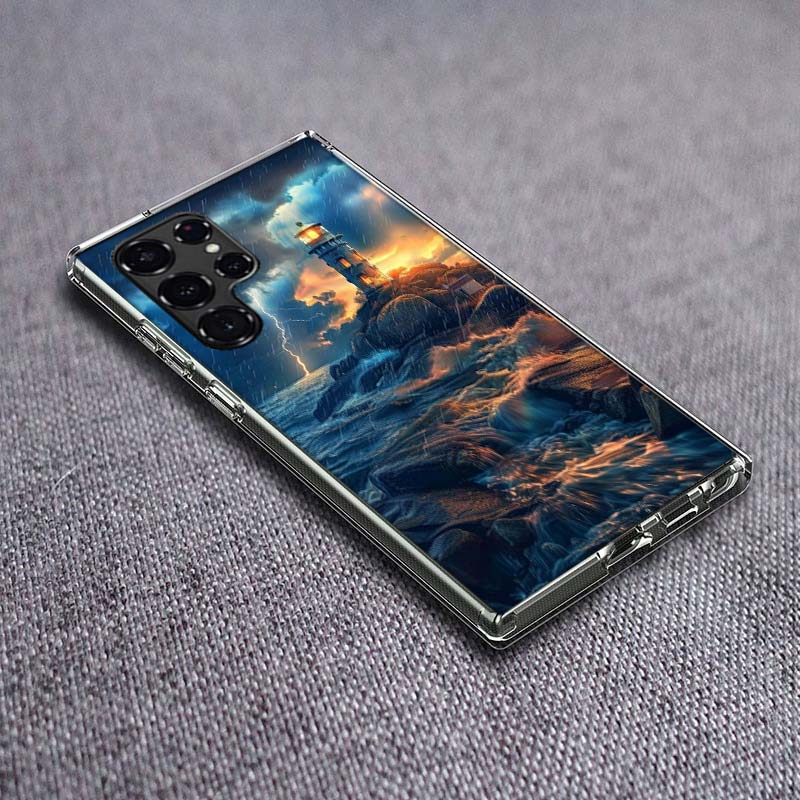 Lighthouse Phone Case For Samsung Galaxy S24 S23 S21 S20 FE S22 S26 Ultra S25 Edge S10 Plus Cover Clear TPU Capa Shell Coque Sho Samsung S21
Lighthouse Phone Case For Samsung Galaxy S24 S23 S21 S20 FE S22 S26 Ultra S25 Edge S10 Plus Cover Clear TPU Capa Shell Coque Sho Samsung S21