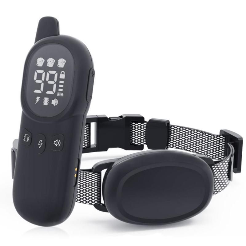 Pet Anti Bark Collar Водонепроницаемый беспроводной пульт дистанционного управления Электрический тренировочный ошейник для маленьких, средних и крупных собак
Pet Anti Bark Collar Водонепроницаемый беспроводной пульт дистанционного управления Электрический тренировочный ошейник для маленьких, средних и крупных собак