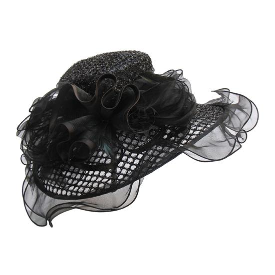 Women Performance Hat See-through Mesh Flower Decor Wide Brim Medieval Curling Edge Hollow
Women Performance Hat See-through Mesh Flower Decor Wide Brim Medieval Curling Edge Hollow