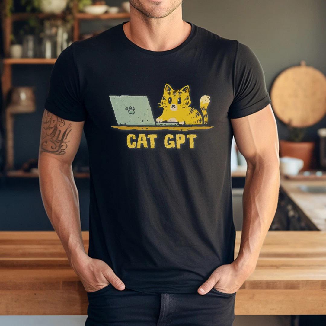 Футболка Cat GPT для мужчин и женщин 2XL
Футболка Cat GPT для мужчин и женщин 2XL