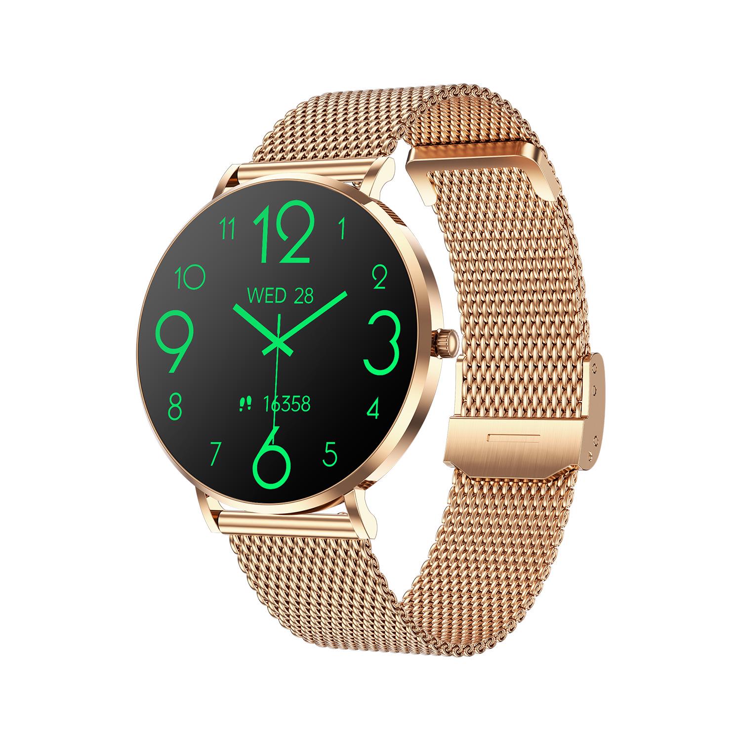 T8 Pro Ultra-Thin Smartwatch: 1.36” AMOLED, Always-On Display, Bluetooth Calls, Heart Rate & Blood Pressure Monitor for Women
T8 Pro Ultra-Thin Smartwatch: 1.36” AMOLED, Always-On Display, Bluetooth Calls, Heart Rate & Blood Pressure Monitor for Women