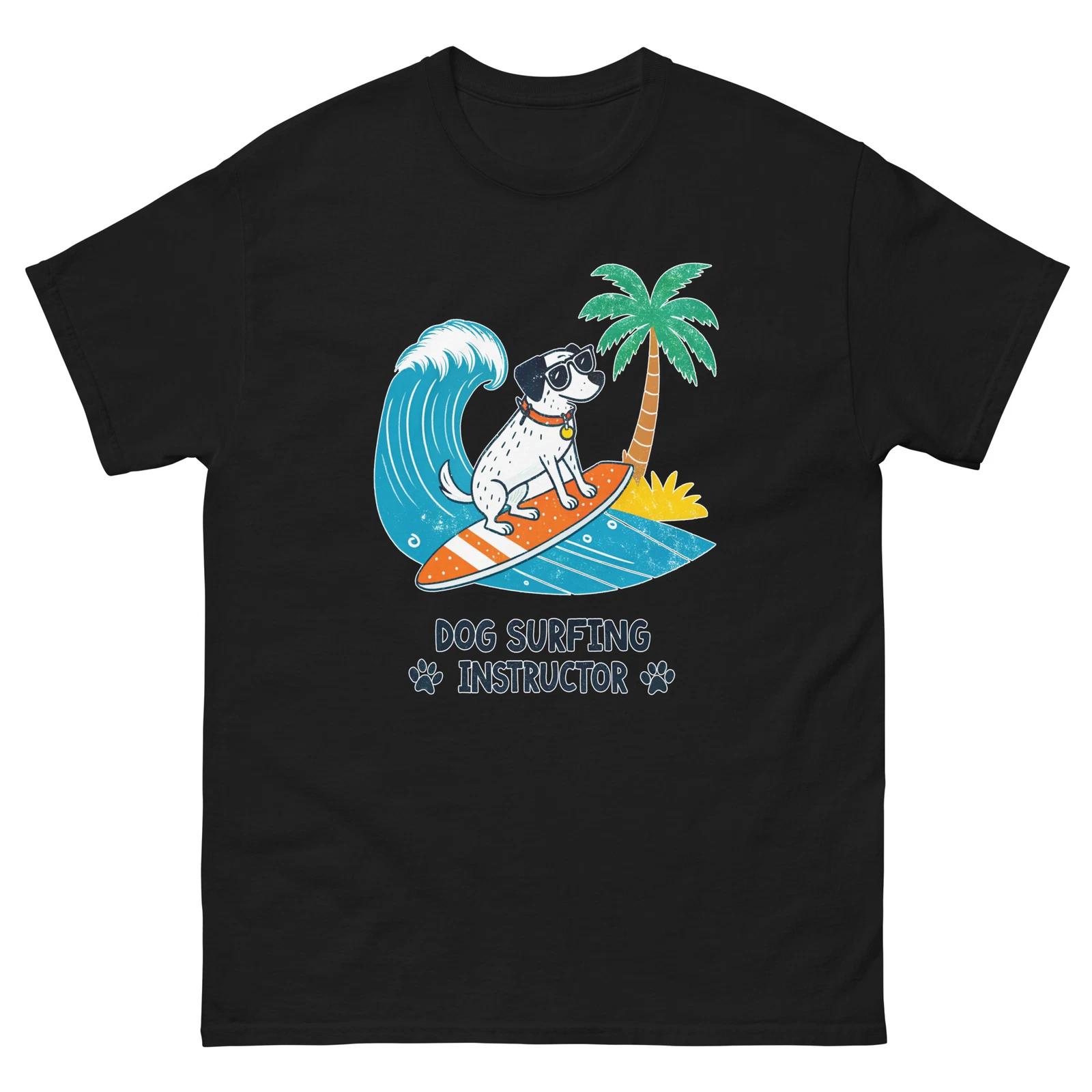 Dog Surfing Instructor Occupation Job Professional T-Shirt S
Dog Surfing Instructor Occupation Job Professional T-Shirt S