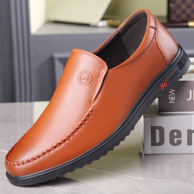 Leather Shoes Men s 2024 Business Middle-aged Men s Lazy Soft-soled Men s Shoes One Pedal Sleeve Dad Leather Shoes 38
Leather Shoes Men s 2024 Business Middle-aged Men s Lazy Soft-soled Men s Shoes One Pedal Sleeve Dad Leather Shoes 38