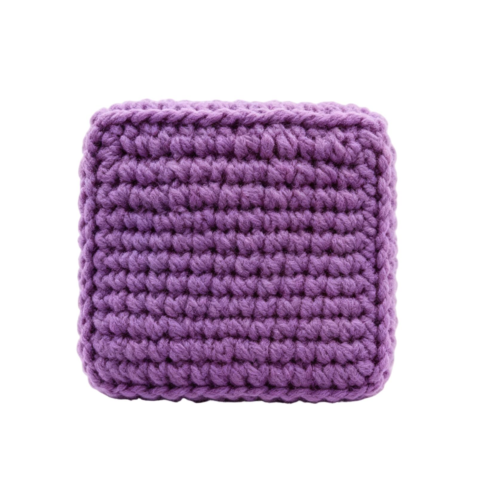 Square Crochet Bean Bag Toy Soft Durable Handmade Fabric Filled Sensory Play Object for Indoor Outdoor Activities One Size
Square Crochet Bean Bag Toy Soft Durable Handmade Fabric Filled Sensory Play Object for Indoor Outdoor Activities One Size
