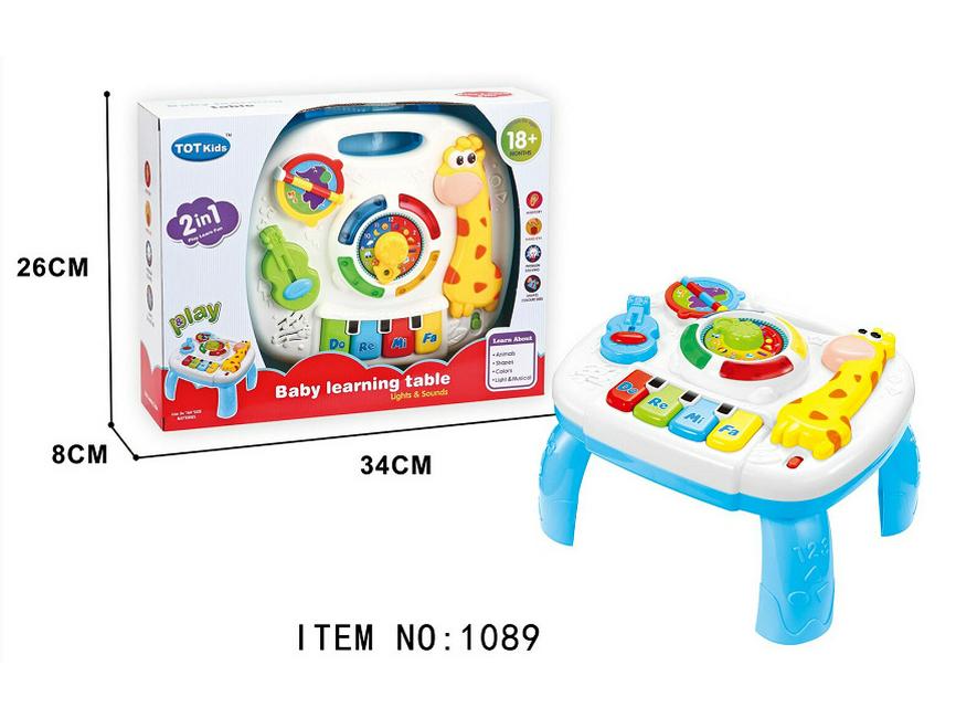 Multifunctional Baby Drum & Learning Table: Educational Toy for Ages 1-3
Multifunctional Baby Drum & Learning Table: Educational Toy for Ages 1-3