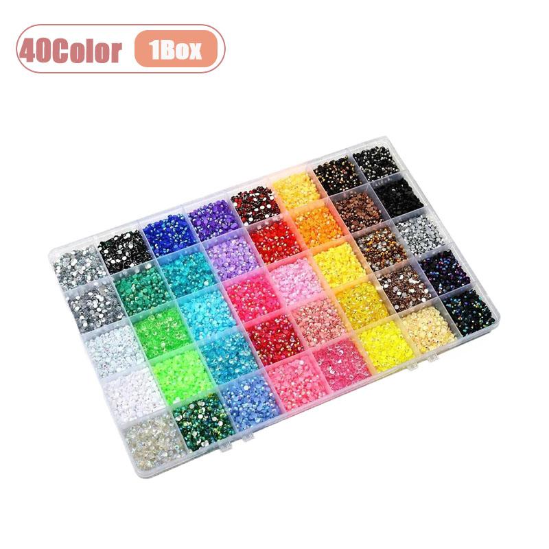 40 Colors 3mm Resin Rhinestones Flat Back Gems for Crafts Bedazzler Kit Nail Art Face Makeup Roller DIY Jewelry Making Supplies
40 Colors 3mm Resin Rhinestones Flat Back Gems for Crafts Bedazzler Kit Nail Art Face Makeup Roller DIY Jewelry Making Supplies