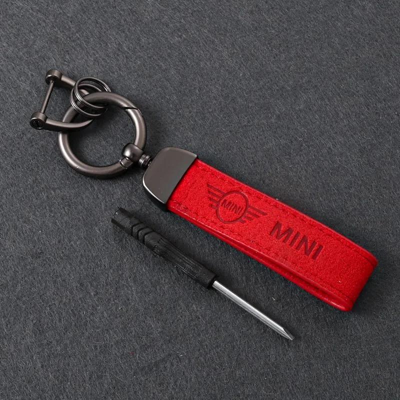 Leather Keychain With Car Logo Keyring Accessories for Mini Cooper JCW R50 R52 R53 R55 R56 F54 F55 F56 F60 CLUBMAN COUNTRYMAN
Leather Keychain With Car Logo Keyring Accessories for Mini Cooper JCW R50 R52 R53 R55 R56 F54 F55 F56 F60 CLUBMAN COUNTRYMAN