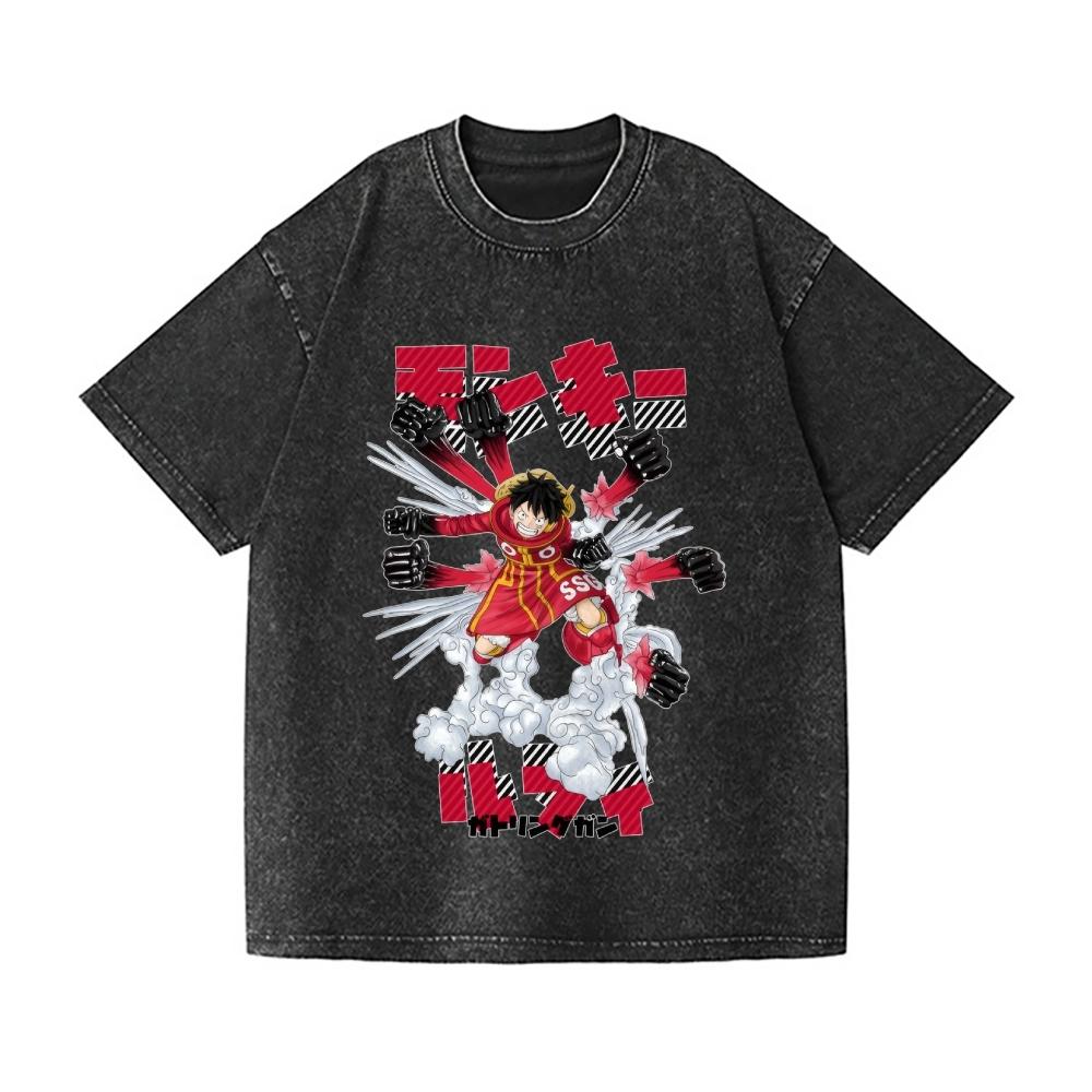 One Piece Vintage Wash Japanese Design T-Shirt High-quality Streetwear Is Suitable for Both Men and Women S
One Piece Vintage Wash Japanese Design T-Shirt High-quality Streetwear Is Suitable for Both Men and Women S