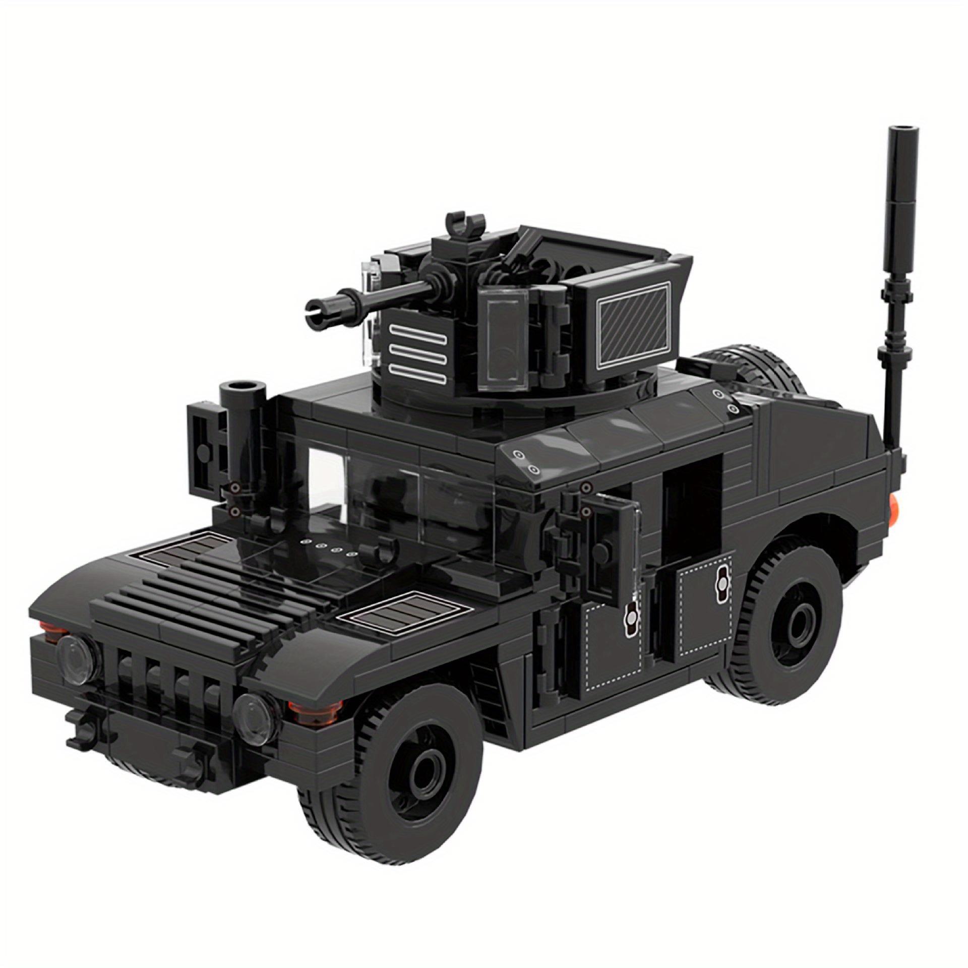 Военная игрушечная машинка Hummer, полицейская машина в сборе, черная специальная полицейская бронемашина, строительный блок, игрушки, детские развивающие игрушки
Военная игрушечная машинка Hummer, полицейская машина в сборе, черная специальная полицейская бронемашина, строительный блок, игрушки, детские развивающие игрушки
