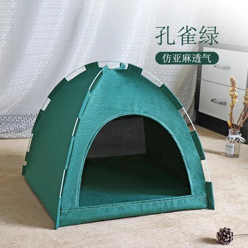 For Pet Tent Bed Removable Cat Sofa Basket Canvas Semi-enclosed Cat House Dog Cave Hut Cat Sleeping Bed For Room Decor Pet Suppl 35x35x30CM зелений
For Pet Tent Bed Removable Cat Sofa Basket Canvas Semi-enclosed Cat House Dog Cave Hut Cat Sleeping Bed For Room Decor Pet Suppl 35x35x30CM зелений
