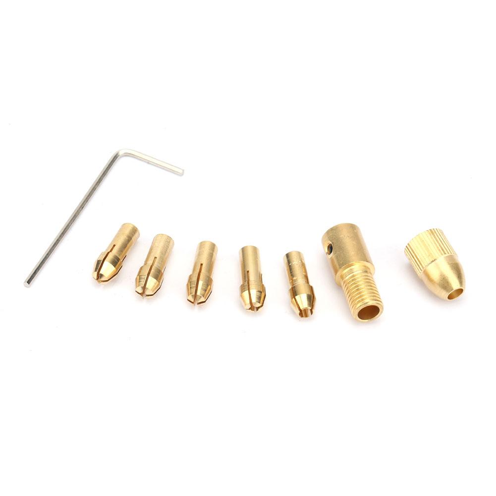 7 шт. 0.5 3 мм Цанговый патрон для электрической дрели Адаптер инструмента для микро-спирального сверла (3,17 мм )
7 шт. 0.5 3 мм Цанговый патрон для электрической дрели Адаптер инструмента для микро-спирального сверла (3,17 мм )