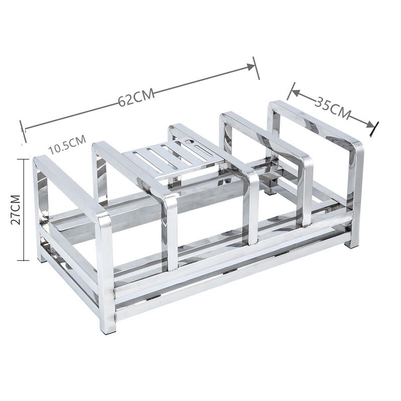 304 Stainless Steel Integrated Knife and Chopping Board Holder
304 Stainless Steel Integrated Knife and Chopping Board Holder