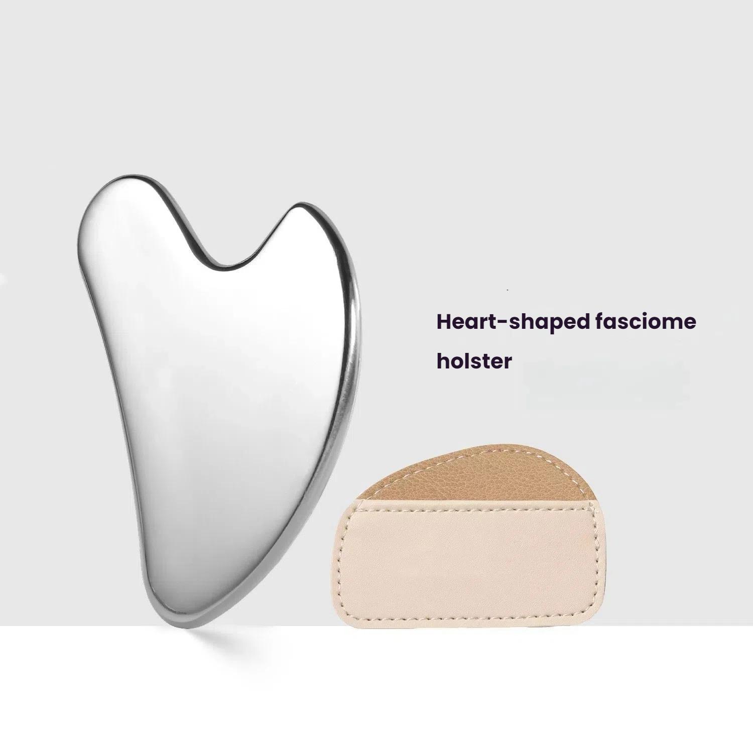 Heart Shape Stainless Steel Muscle Massage board,Gua Sha Board, Tissue Therapy Scraping Plate Promote Blood Circulation Body Relaxation
Heart Shape Stainless Steel Muscle Massage board,Gua Sha Board, Tissue Therapy Scraping Plate Promote Blood Circulation Body Relaxation