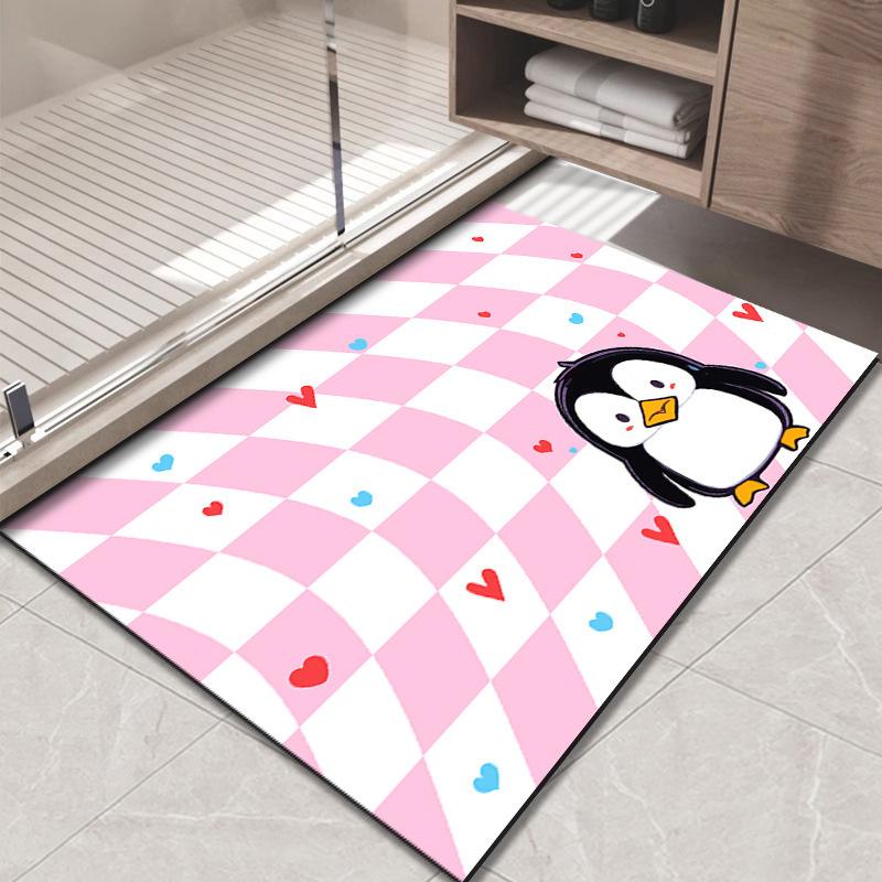 Checkerboard Diatom Mud Toilet Mat Bathroom Non-slip Door Mat Absorbent Dirty Mat Toilet Toilet Door Mat 40 * 60CM Diatom Mud
Checkerboard Diatom Mud Toilet Mat Bathroom Non-slip Door Mat Absorbent Dirty Mat Toilet Toilet Door Mat 40 * 60CM Diatom Mud