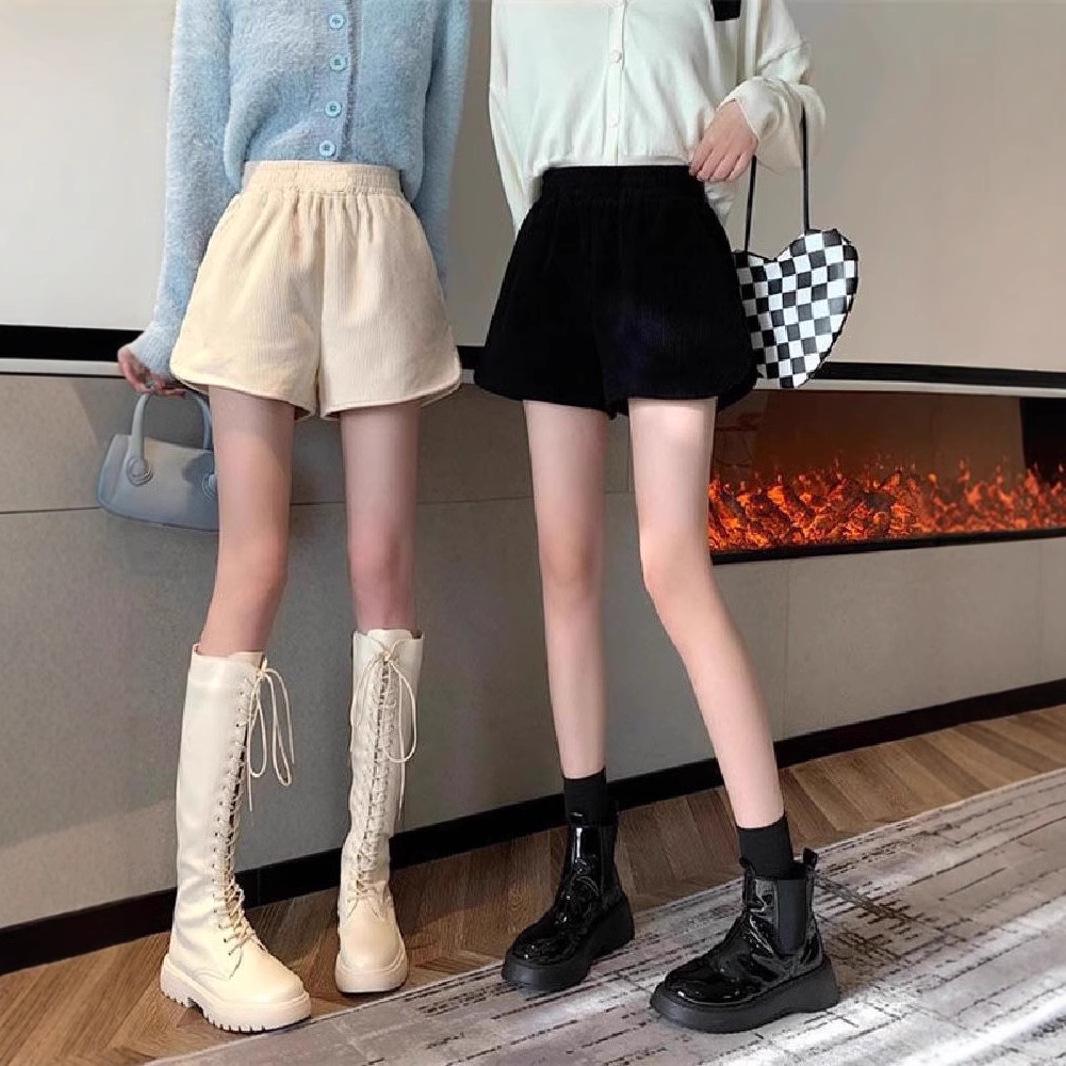 Women s Loose High Waist Corduroy Shorts - Autumn & Winter Korean Style, Versatile Wide Leg Slimming Booty Shorts 4XL (159-170 lbs)
Women s Loose High Waist Corduroy Shorts - Autumn & Winter Korean Style, Versatile Wide Leg Slimming Booty Shorts 4XL (159-170 lbs)