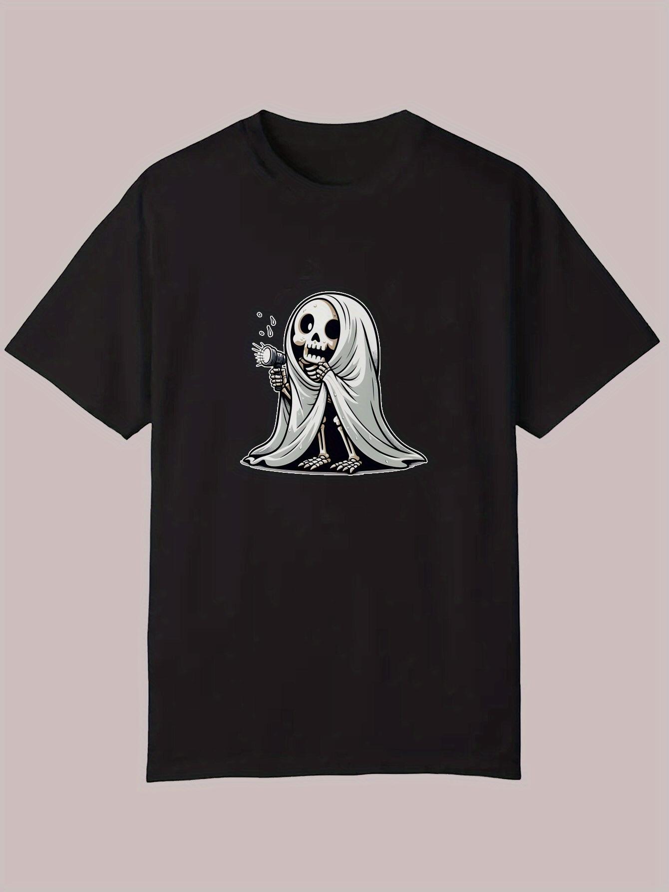 Halloween graphic T-shirt - Black Casual Tee for Costume Parties & Casual Attire - Lightweight Breathable Polyester Shirt for Adults L
Halloween graphic T-shirt - Black Casual Tee for Costume Parties & Casual Attire - Lightweight Breathable Polyester Shirt for Adults L