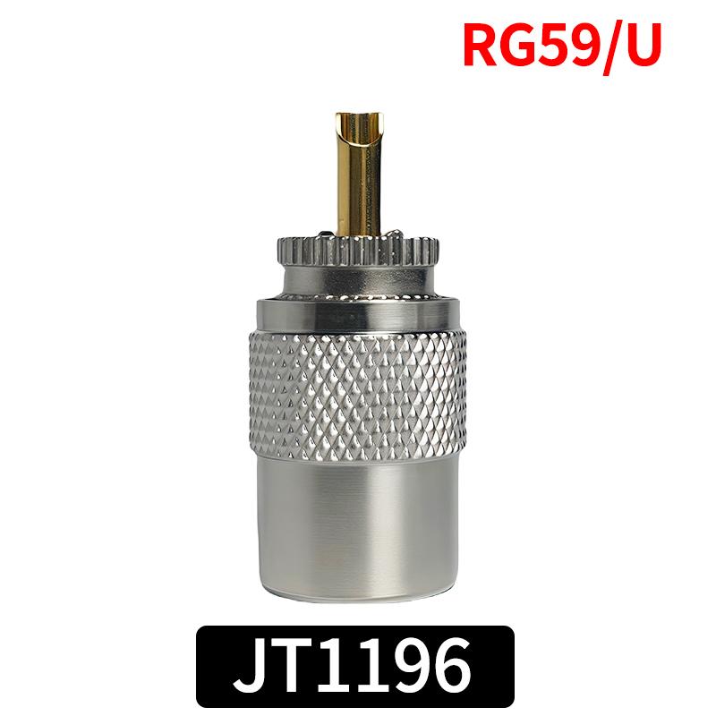 Штекер UHF та Штекер типу N - Обтискний Роз єм для Коаксіального Кабелю RG58/RG59/RG6U - Позолочений Латунний RF Роз єм UHF МУЖСЬКИЙ 4 PCS
Штекер UHF та Штекер типу N - Обтискний Роз єм для Коаксіального Кабелю RG58/RG59/RG6U - Позолочений Латунний RF Роз єм UHF МУЖСЬКИЙ 4 PCS