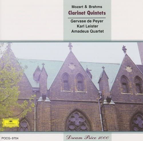 CD LEISTER (KARL), DE PEYER (GERVASE), - Mozart: Clarinet Quintet in A major POCG9704 Japan Classical Used
CD LEISTER (KARL), DE PEYER (GERVASE), - Mozart: Clarinet Quintet in A major POCG9704 Japan Classical Used