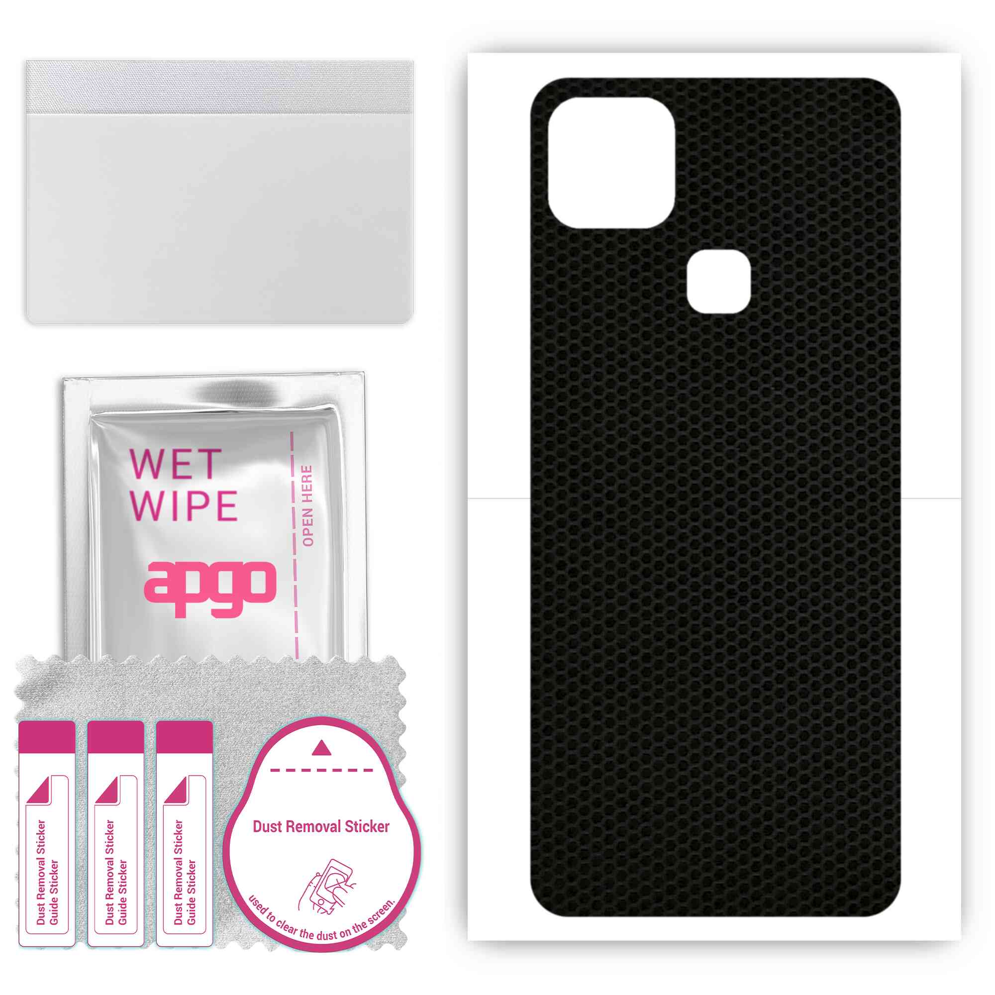 apgo Protective Skin Sticker for the back compatible with Infinix Hot 10i, Wrap Film, Foil, Vinyl - Pattern Matrix
apgo Protective Skin Sticker for the back compatible with Infinix Hot 10i, Wrap Film, Foil, Vinyl - Pattern Matrix