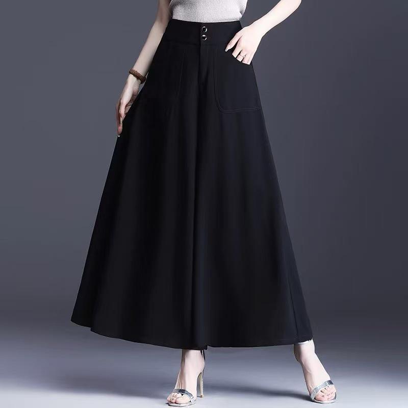Women s Black High-Waisted Wide-Leg Skort Pants - Loose, Drapey Cropped Trousers for Spring/Summer 4XL чёрный
Women s Black High-Waisted Wide-Leg Skort Pants - Loose, Drapey Cropped Trousers for Spring/Summer 4XL чёрный