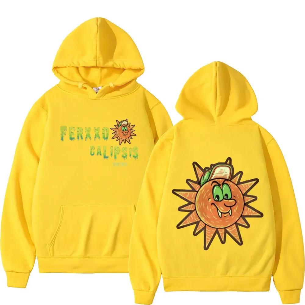 Men s and women s hooded sweatshirts rapper Feid FerxOcalipsis Tour printed sweater Y2K style hip-hop fashion vintage hoodie2024 3XL
Men s and women s hooded sweatshirts rapper Feid FerxOcalipsis Tour printed sweater Y2K style hip-hop fashion vintage hoodie2024 3XL
