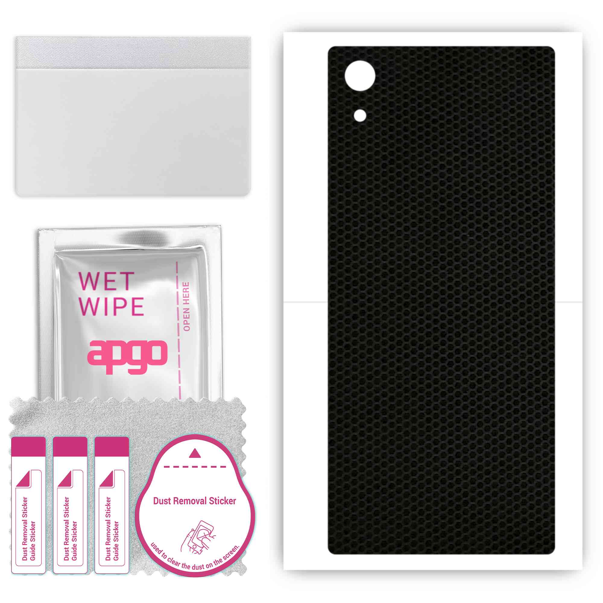 apgo Protective Skin Sticker for the back compatible with Sony Xperia XA1, Wrap Film, Foil, Vinyl - Pattern Matrix
apgo Protective Skin Sticker for the back compatible with Sony Xperia XA1, Wrap Film, Foil, Vinyl - Pattern Matrix