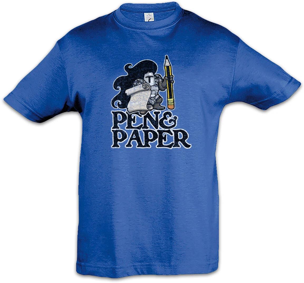Pen & Paper Kids Boys T-Shirt RPG MMORPG Larp Gamer Game Fun Role Play- 130
Pen & Paper Kids Boys T-Shirt RPG MMORPG Larp Gamer Game Fun Role Play- 130