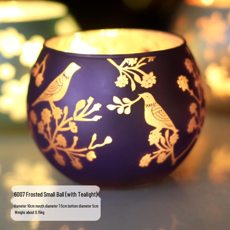 European Christmas Glass Sphere Candlestick Ornament
European Christmas Glass Sphere Candlestick Ornament