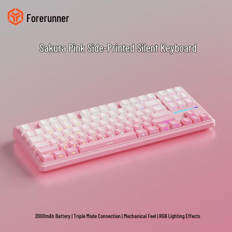 EWEADN V80 Tri-Mode Wireless Membrane Keyboard
EWEADN V80 Tri-Mode Wireless Membrane Keyboard
