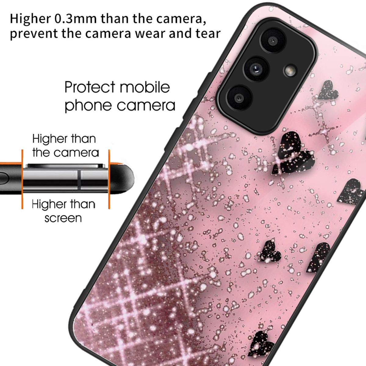 For Samsung Galaxy A15 4G/5G Phone Case Tempered Glass Pattern Back Cover Love/Pink
For Samsung Galaxy A15 4G/5G Phone Case Tempered Glass Pattern Back Cover Love/Pink