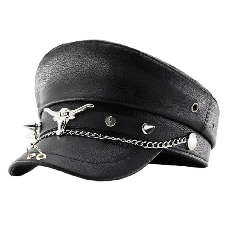 Breathable French Style Militaries Cap Bullhead Rivet Chain Design Unisex Adjustable Headwear for Costume Casual Wear
Breathable French Style Militaries Cap Bullhead Rivet Chain Design Unisex Adjustable Headwear for Costume Casual Wear